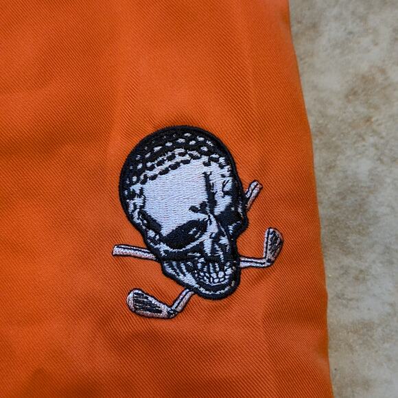 Tattoo Golf Size 36 Mens Shorts Orange OB Cool Stretch Athletic Performance - Picture 3 of 8